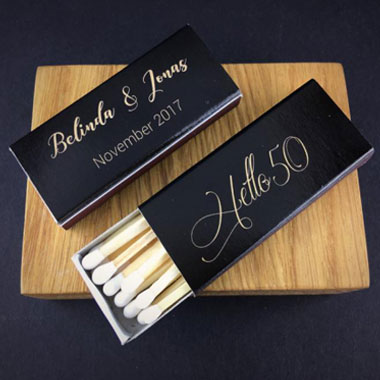 Crafting Memories: DIY Decor with Customized Wedding Match Sticks