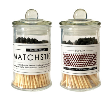 Hand Made Safety Matches Jar Wholesale Bulk Jar Matches