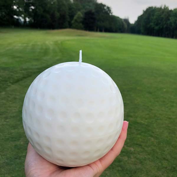 Golf Ball Candles