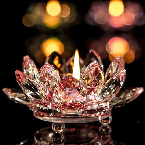 Crystal Glass Candle