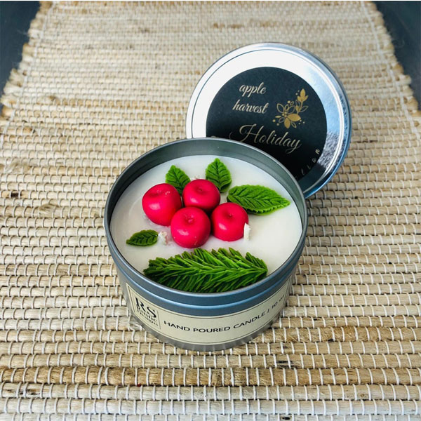 3 Wick Christmas Candles