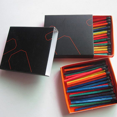 Colorful Sticks Match Box Dyed In Different Colors