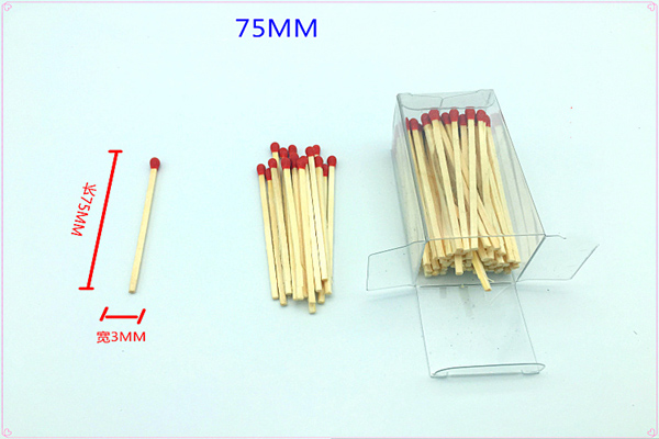 3 Inches 75mm Matches Bulk Matchsticks