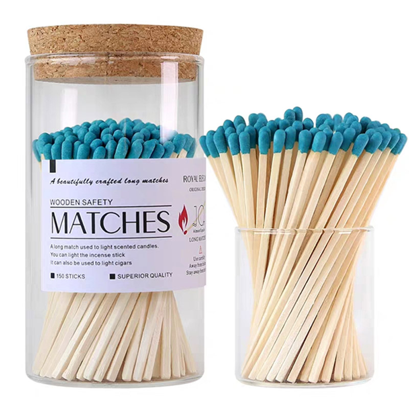 Colorful Long Matches In Jar #1 Jar Matches