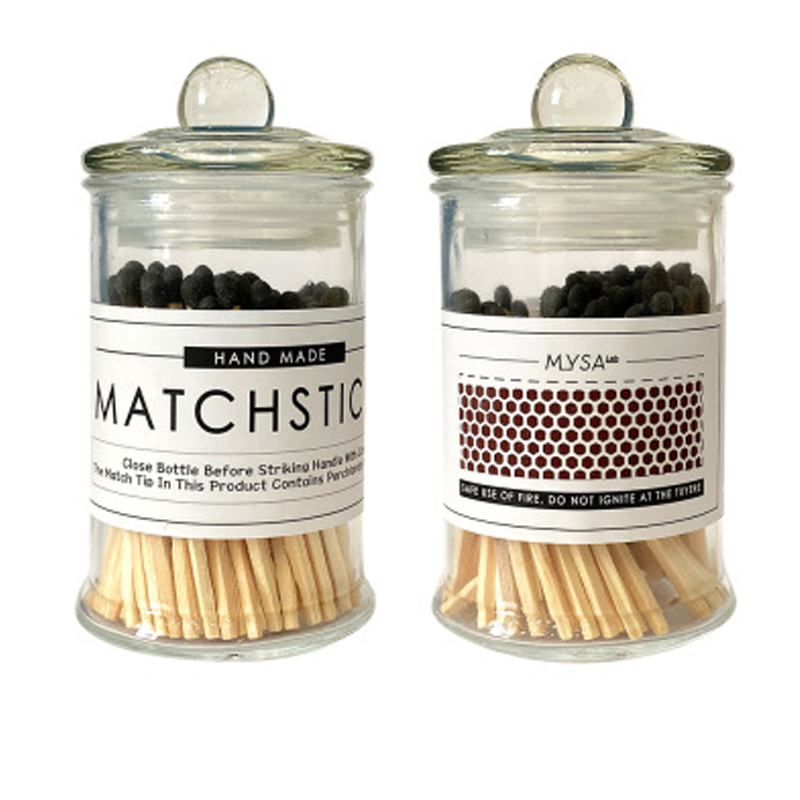 Hand Made Safety Matches Jar Wholesale Bulk Jar Matches