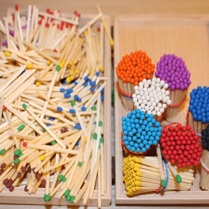 3 Inches Bulk Coloured Match Sticks