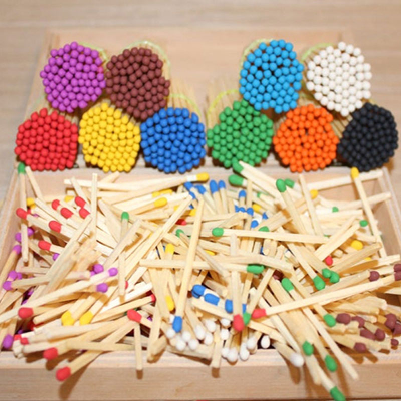 3 Inches Bulk Coloured Match Sticks