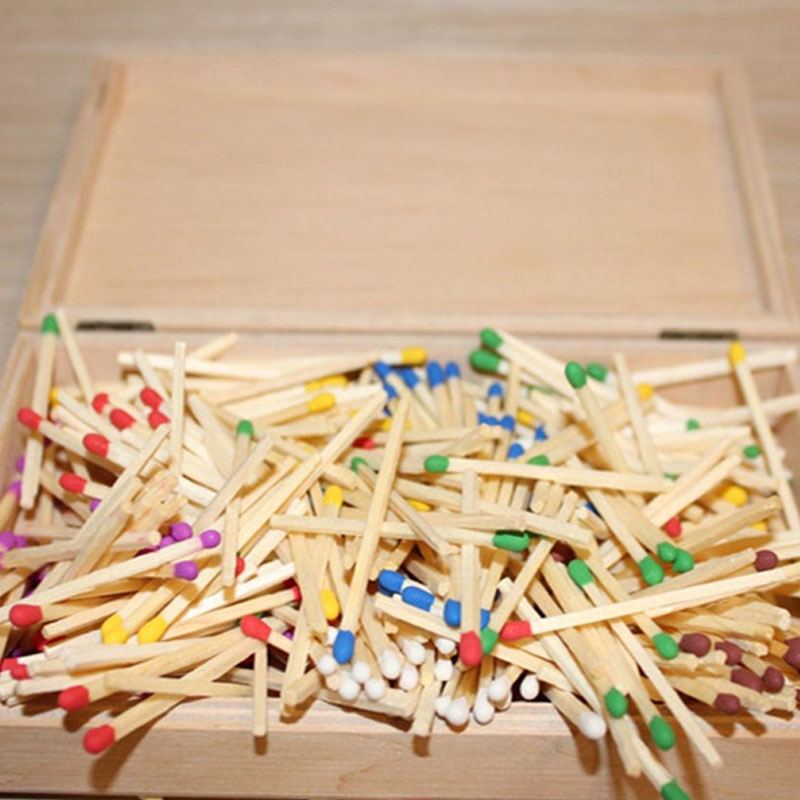 3 Inches Bulk Coloured Match Sticks