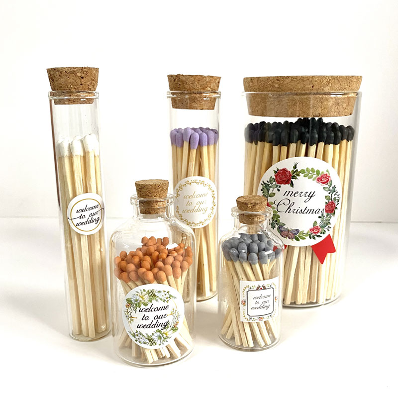 Personalized Wedding Matches in Jar Wholesale
