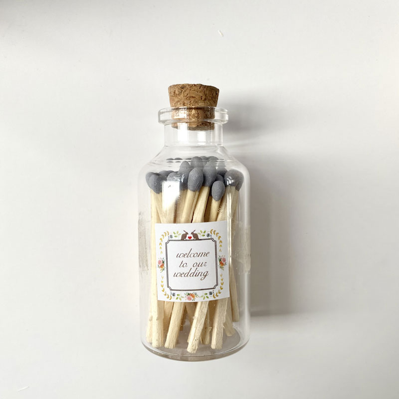 Personalized Wedding Matches in Jar Wholesale