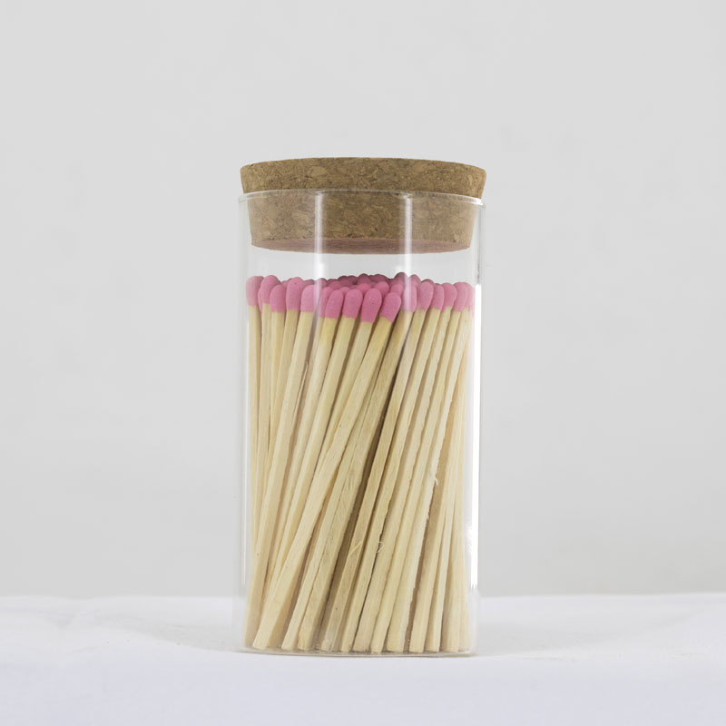 Colorful Long Matches In Jar #1 Jar Matches