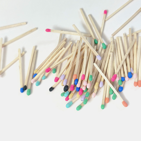 Coloured Matchsticks