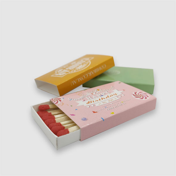 4 Boxes Kitchen Matches - 250 Count Per Box Strike-On-Box Wooden Matches Bulk Pack