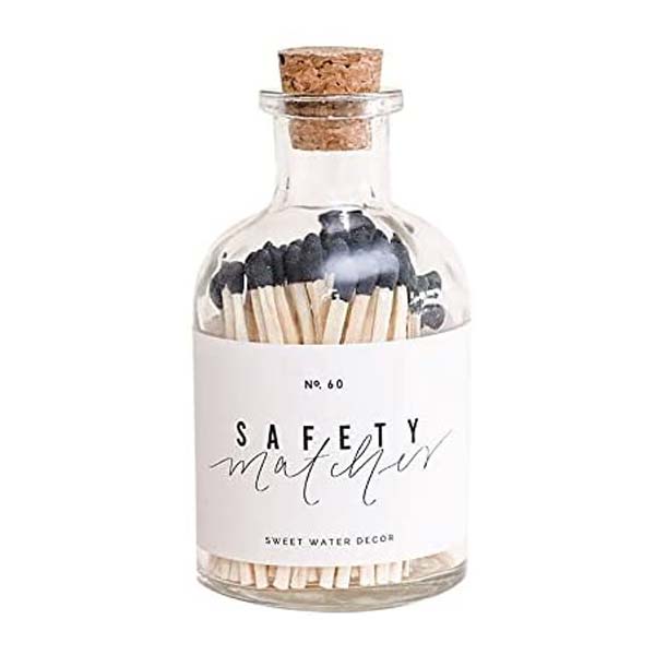 Luxury Safety Matches in Jar