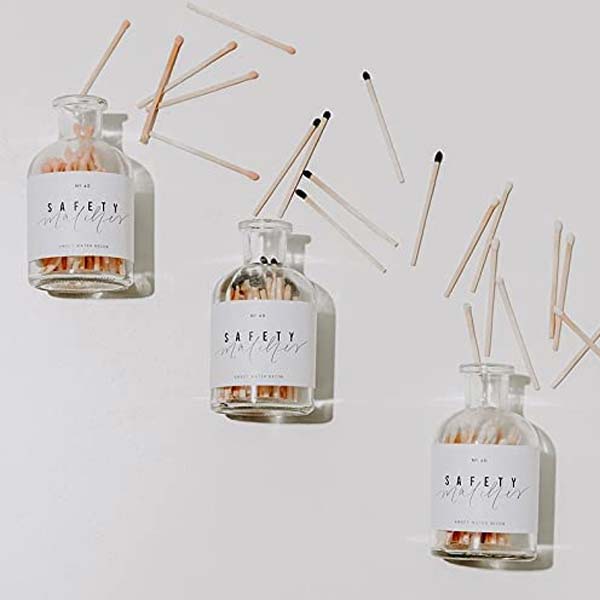 Luxury Safety Matches in Jar