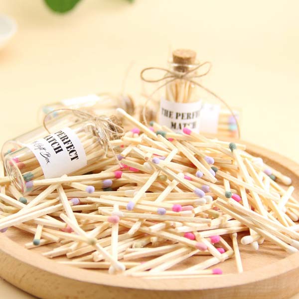 Match Glass Jar