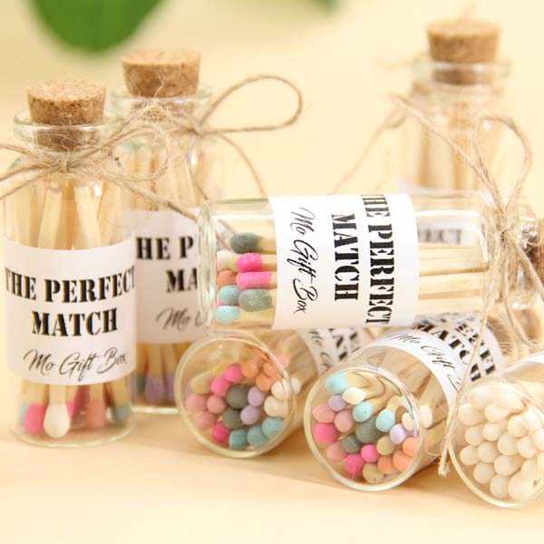 Match Glass Jar