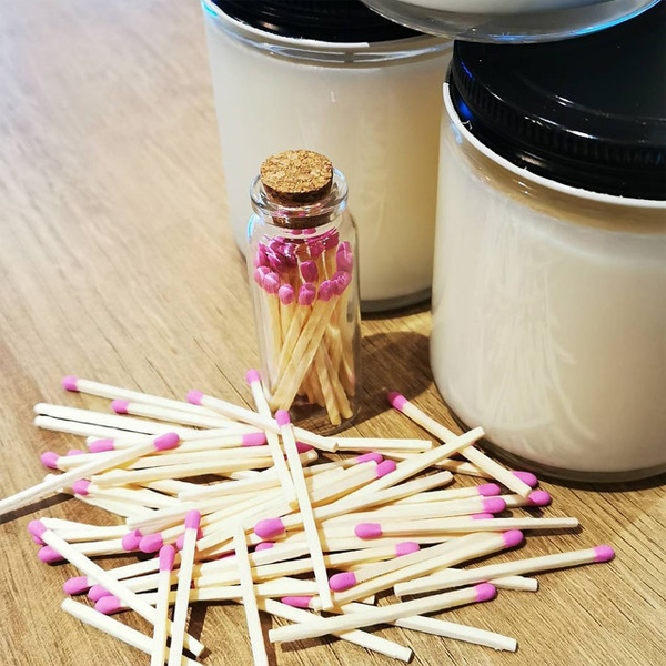 Pink Colored Head Safety Matches