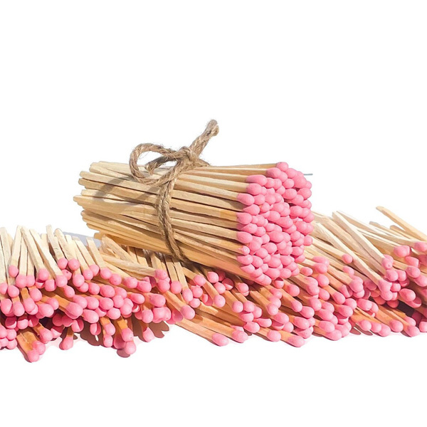 Pink Colored Head Safety Matches
