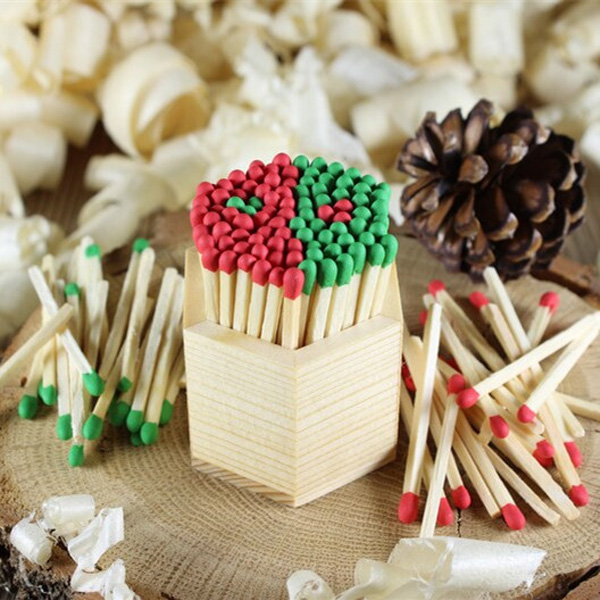 1.90 Matches 100 Matchsticks Colorful Matches Wedding Favors Bulk Matches  Loose Match Sticks Loose Matches the Perfect Match 