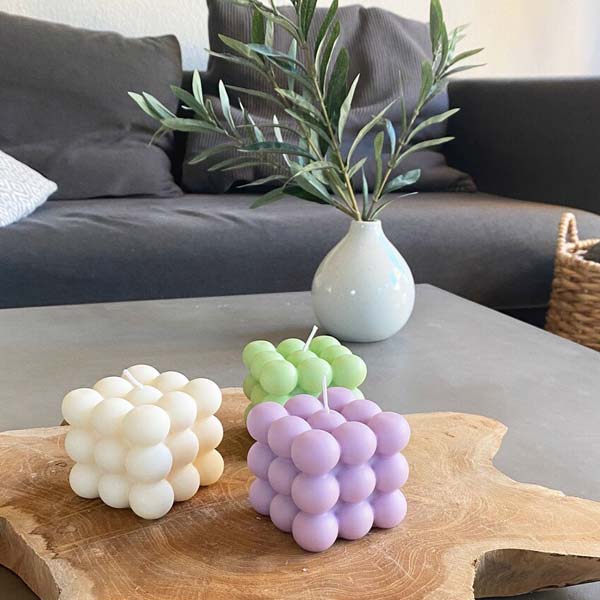 Ball Cube Candle