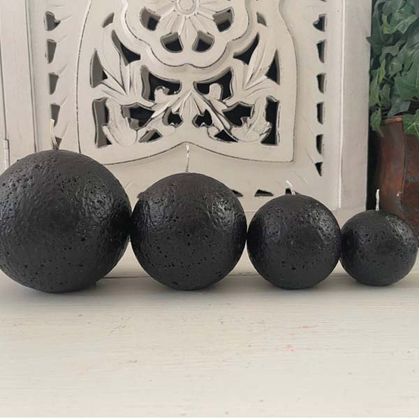 Black Ball Candles