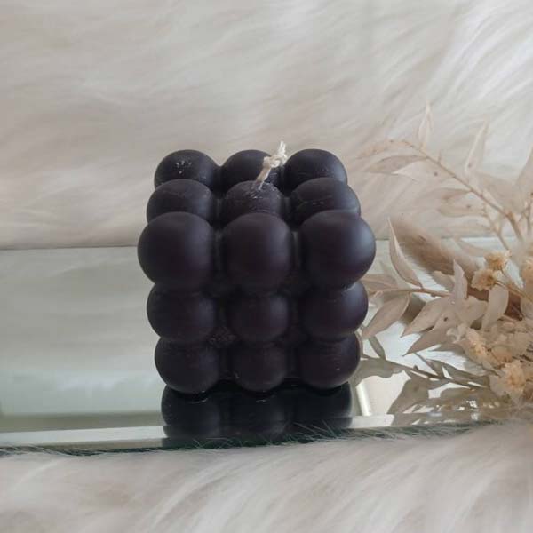 Black Bubble Candle