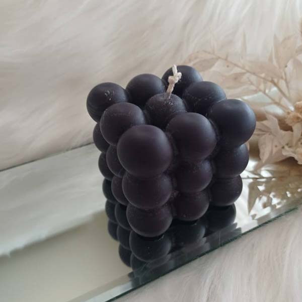 Black Bubble Candle