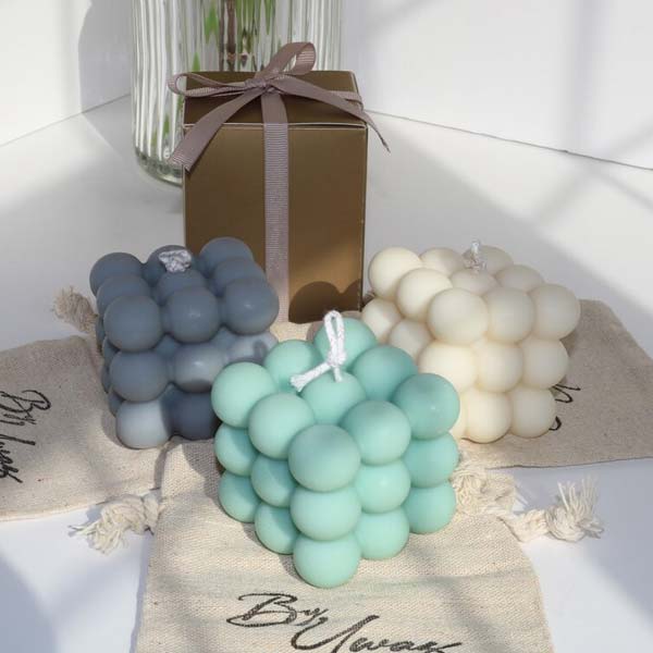 Bubble Cube Candles