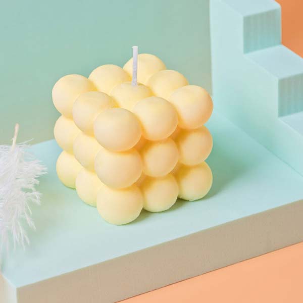 Bubble Square Candle