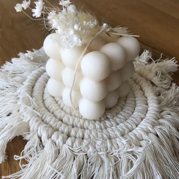 Foam Bubble Candle