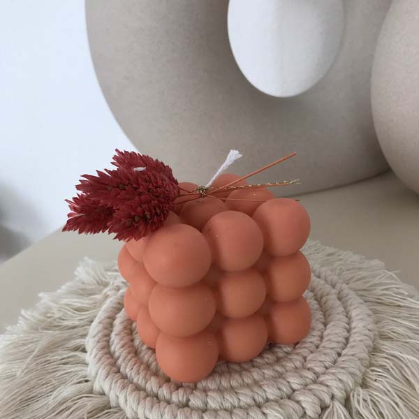 Foam Bubble Candle