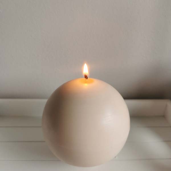 White Ball Candles