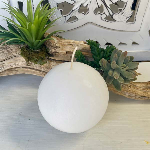 White Ball Candles