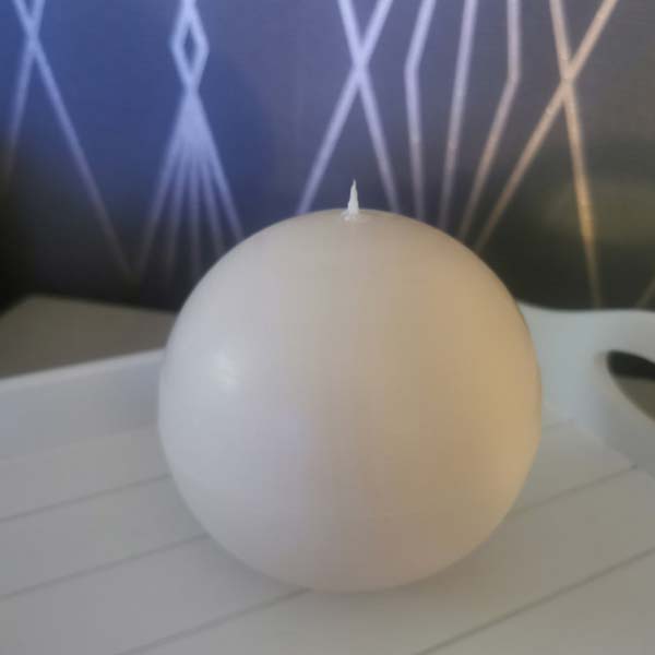 White Ball Candles