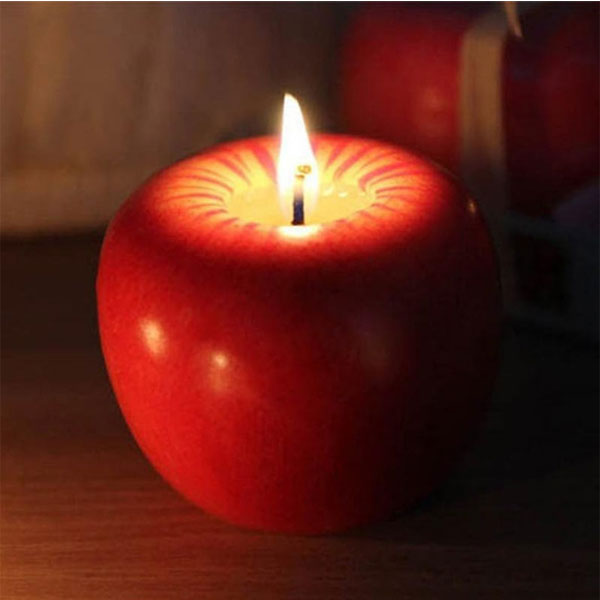 Apple Shaped Candles