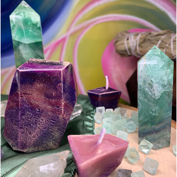 Crystal Gem Candles