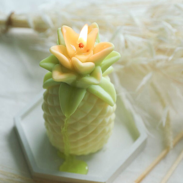 Pineapple Shaped Candle