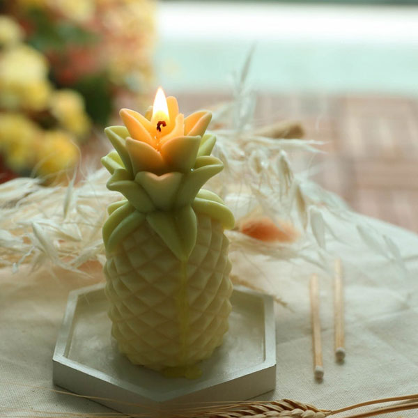 Pineapple Shaped Candle