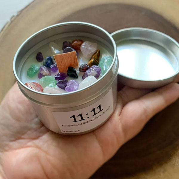 Custom Crystal Candle