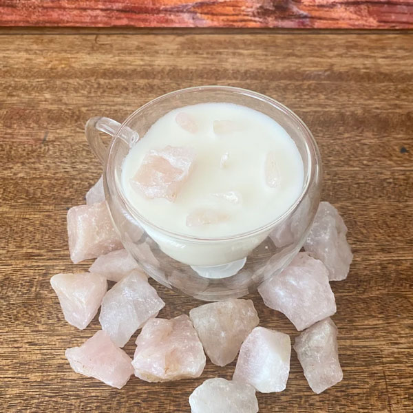 Natural Crystal Candle