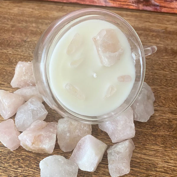 Natural Crystal Candle