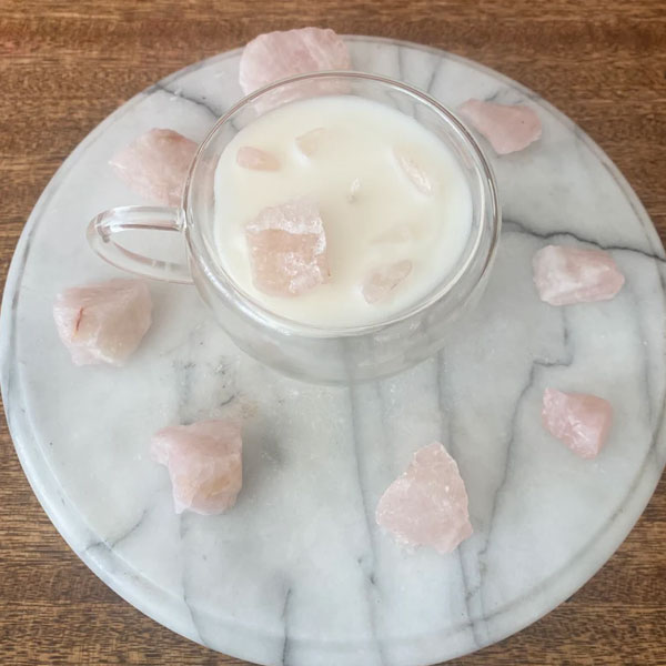 Natural Crystal Candle