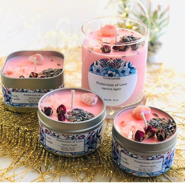 Scented Crystal Candles