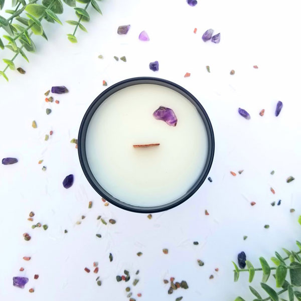 Soy Wax Crystal Candle