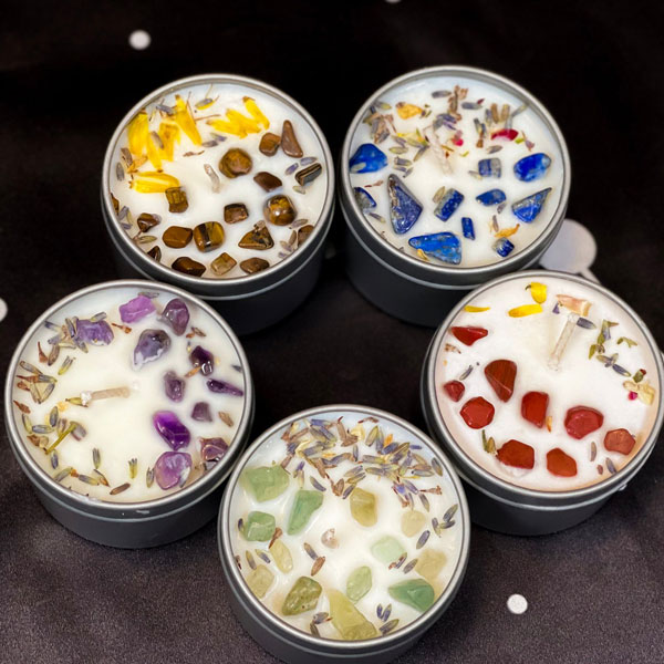 Wholesale Candles with Crystals