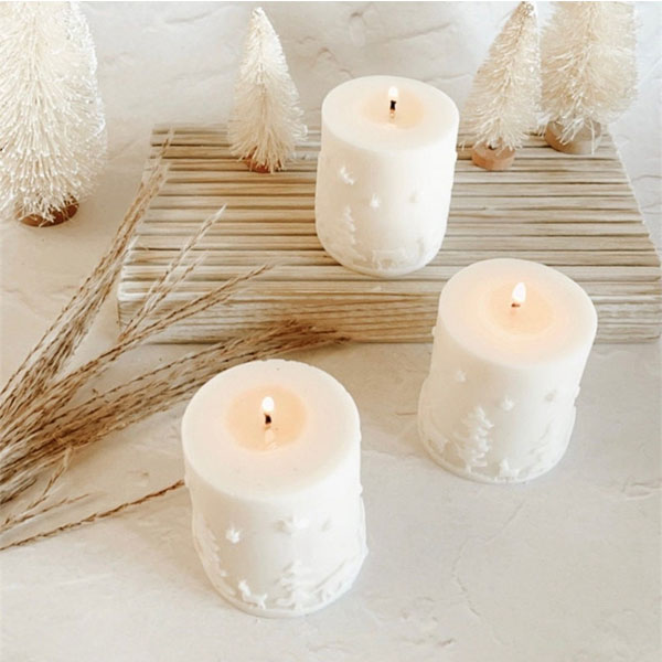 Christmas Candles for Dining Table