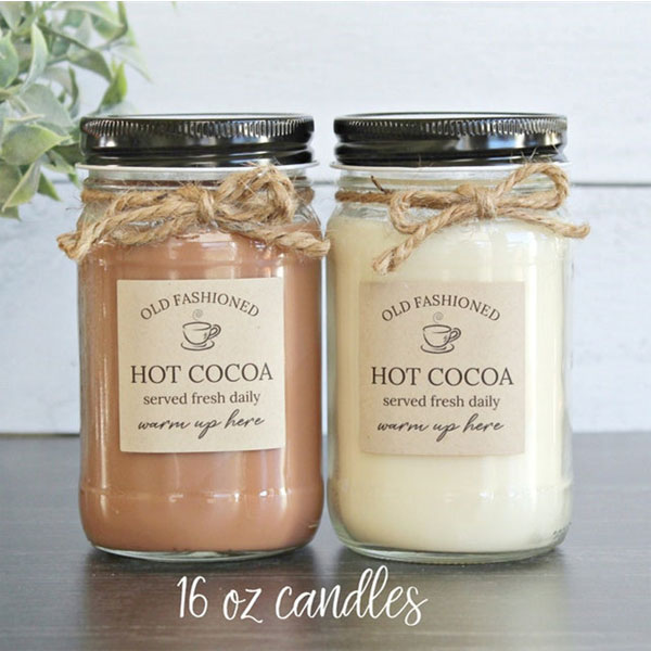 Christmas Mason Jar Candles