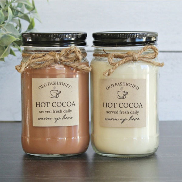 Christmas Mason Jar Candles