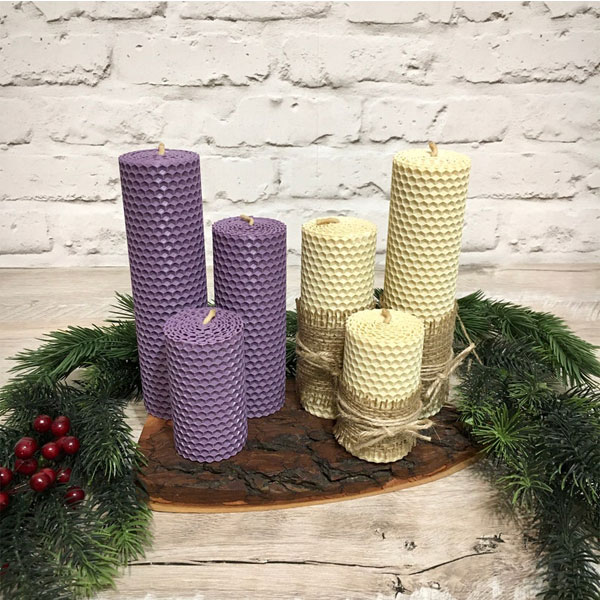 Christmas Pillar Candles